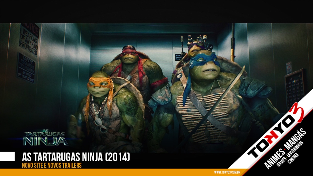 As Tartarugas Ninja (2014) - Novos trailers e novo site no Brasil