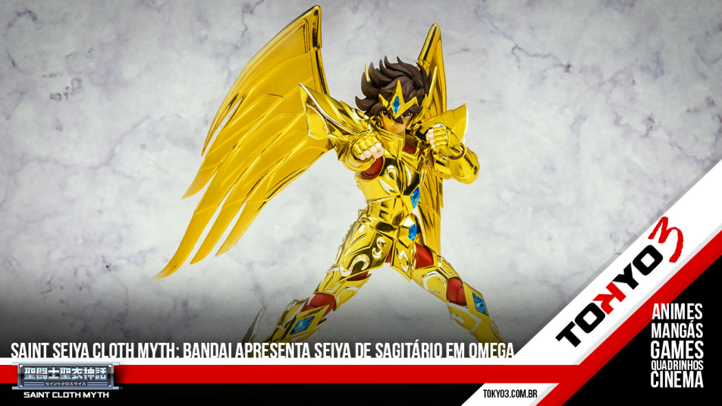 Lançamento: Cloth Myth de Seiya de Sagitário em Saint Seiya Omega