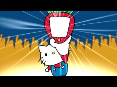 Hello Kitty se transforma em “Strawberry Hero Ichigoman” em curta de anime