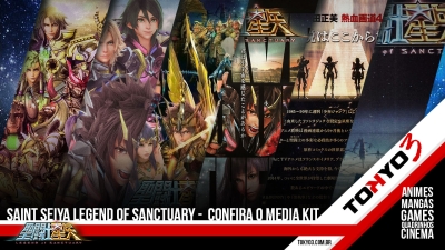 Saint Seiya Legend of Sanctuary, confira o media kit que acompanha os ingressos antecipados