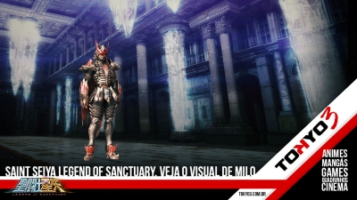 Saint Seiya Legend of Sanctuary, confira o visual de Milo de Escorpião
