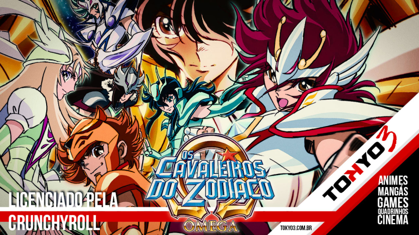 Cavaleiros do Zodíaco Ômega licenciado pela Crunchyroll no Brasil