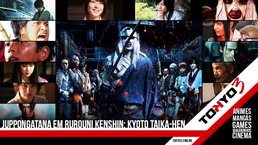 Pôster do Juppongatana em Rurouni Kenshin: Kyoto Taika-hen + elenco