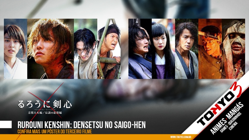 Rurouni Kenshin: Densetsu no Saigo-hen - Mais um pôster do terceiro live action da série