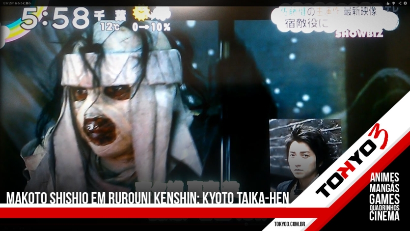 Rurouni Kenshin: Kyoto Taika-hen - Confira o visual de Makoto Shishio no novo live action