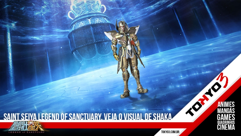 Saint Seiya Legend of Sanctuary, confira o visual de Shaka de Virgem