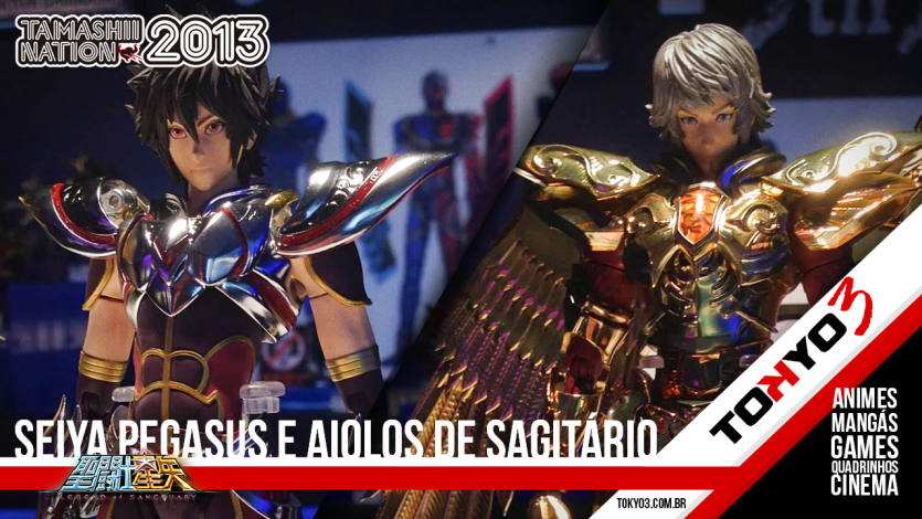 Tamashii Nation 2013 - Saint Seiya Legend of Sanctuary, Cloth Myth de Pegasus e Sagitário