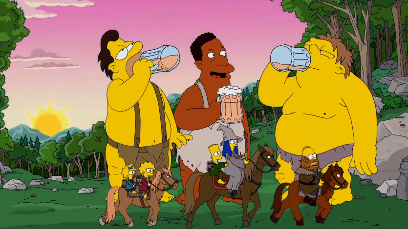 Veja a abertura de "O Hobbit" de Os Simpsons