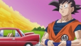 Goku empolgado com o fato de exitir um Deus tão poderoso como Bills