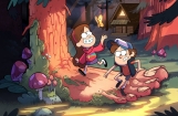 Mabel e Dipper em Gravity Falls Um Verão de mistérios