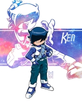 Ken, o Combo Ranger Azul