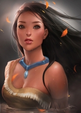 Pocahontas por Yue Wang “Sakimichan”