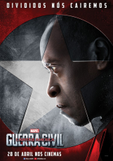 Capitão América: Guerra Civil - Poster do Máquina de Guerra - #TimeHomemDeFerro Capitão América: Guerra Civil - Poster do Máquina de Guerra - #TimeHomemDeFerro