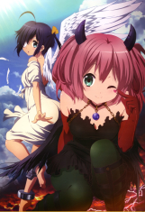 Rikka Takanashi e Satone Shichimiya em Chuunibyou demo Koi ga Shitai! Ren