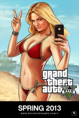 Grand Theft Auto V - Pôster oficial de divulgação de lançamento