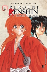 Capa da primeira edição do mangá de Rurouni Kenshin que será relançado pela JBC em Novembro