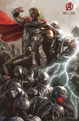 Thor - P&ocirc;ster conceito de Os Vingadores 2: A Era de Ultron