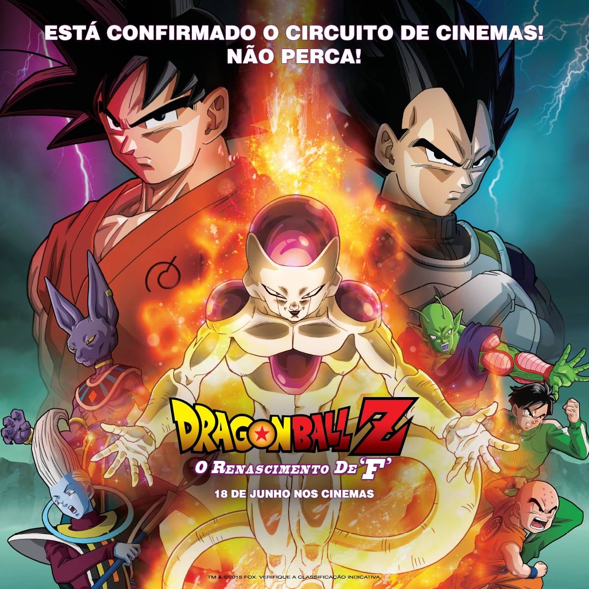 Lista OFICIAL de Cinemas que irão exibir Dragon Ball Z - O Renascimento de  Freeza - Tokyo 3